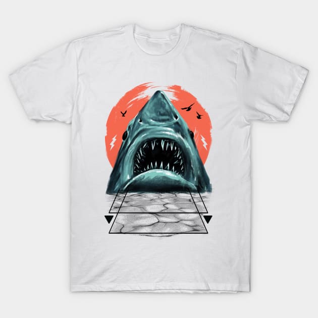 Sharkster T-Shirt by Vincent Trinidad Art